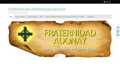 Desktop Screenshot of fraternidadadonay.com