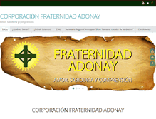 Tablet Screenshot of fraternidadadonay.com